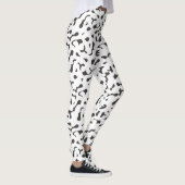 Naadloze Abstracte vector amorf patroon Leggings (Rechts)