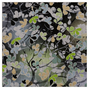 Naadloze abstracte vertakkingen bladeren bla stof