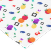 Naadloze abstracte vruchten alfabet kinder leuke c tafelkleed (Gekanteld)