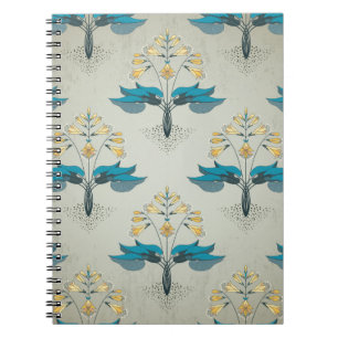 Naadloze achtergrond. Floral in mod Notitieboek