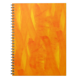Naadloze Achtergrond Geel Abstract Aquarel Notitieboek