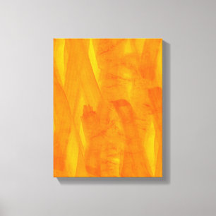 Naadloze achtergrond Gele Abstracte Waterverf Canvas Afdruk