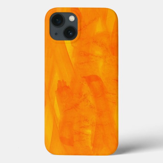 Naadloze achtergrond Gele Abstracte Waterverf Case-Mate iPhone Case (Achterkant)