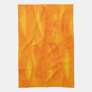 Naadloze achtergrond Gele Abstracte Waterverf Theedoek