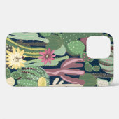 naadloze achtergrond met cactus Case-Mate iPhone case (Achterkant (horizontaal))
