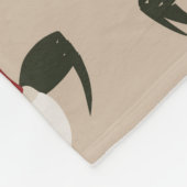 Naadloze achtergrond met marien leven - krab en di fleece deken (Hoek)