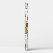 naadloze achtergrond met monsters van schattige ca Case-Mate iPhone case (Achterkant / Links)