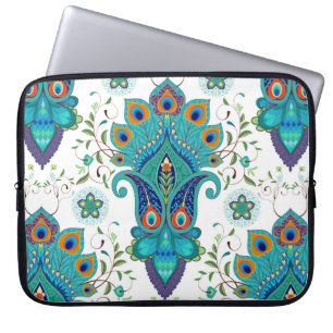 Naadloze achtergrond met oosterpatroon. laptop sleeve