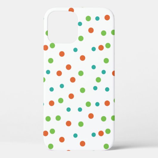 Naadloze achtergrond met poka puntpatroon. Polka Case-Mate iPhone Case (Achterkant)