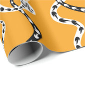 Naadloze achtergrond van sluipende decoratieve sla cadeaupapier (Rol Hoek)