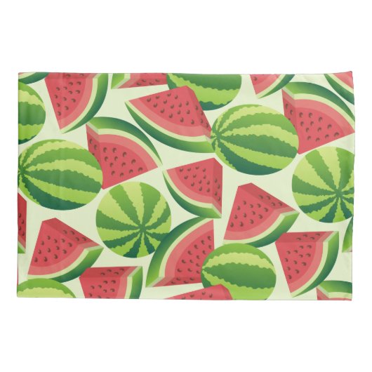 naadloze achtergrond watermeloensap kussensloop (Achterkant)