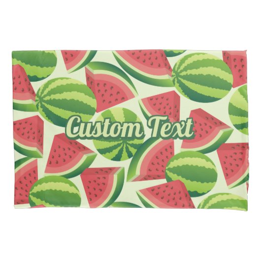 naadloze achtergrond watermeloensap kussensloop (Voorkant)