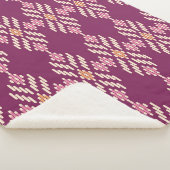 Naadloze achtergrond Zuidoost-Aziatische retro-abo Sherpa Deken (3/4)