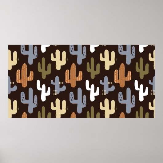 naadloze achtergrondpatronen in Scandinavische sti Poster (Voorkant)