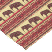 Naadloze afrikaanse ethnoopvormer olifanten voor s tafelkleed (Gekanteld)