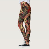 Naadloze afrikaanse patchwork ornamental indian el leggings (Links)
