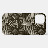Naadloze antiek decopatroonvormgeving. Geomet Case-Mate iPhone Case (Achterkant (horizontaal))
