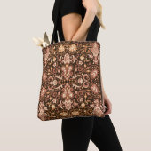 Naadloze Arabesque Floral Pattern. Art Deco-stijl Tote Bag (Dichtbij)