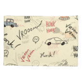 Naadloze autotekeningen: Kinder beddenlaken Kussensloop (Achterkant)