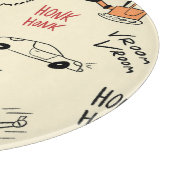 Naadloze autotekeningen: Kinder beddenlaken Snijplank (Hoek)