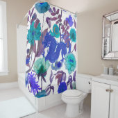  naadloze aziatische traditionele patronen. Japan Douchegordijn (In situ)