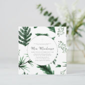 Naadloze Baby Baptisme Christening Kaart (Staand voorkant)