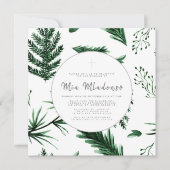 Naadloze Baby Baptisme Christening Kaart (Voorkant)