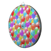 Naadloze ballonnen dartbord (Voorkant Rechts)