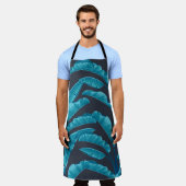 Naadloze bananenbladeren.  tropisch patroon b schort (Gedragen)