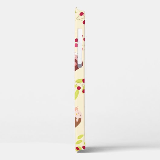 naadloze bekertaart illustratie Case-Mate iPhone case (Achterkant / Links)
