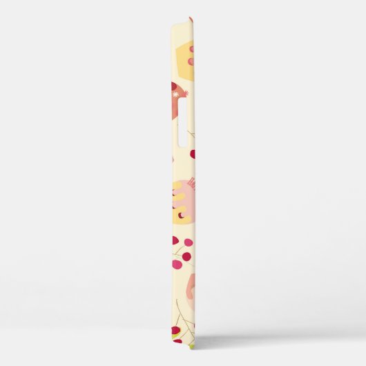 naadloze bekertaart illustratie Case-Mate iPhone case (Achterkant / Rechts)