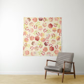 naadloze bekertaart illustratie wandkleed (In Situ (horizontaal))