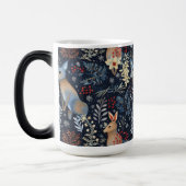 Naadloze bladeren Dierlijke Herten Magische Mok (Links)