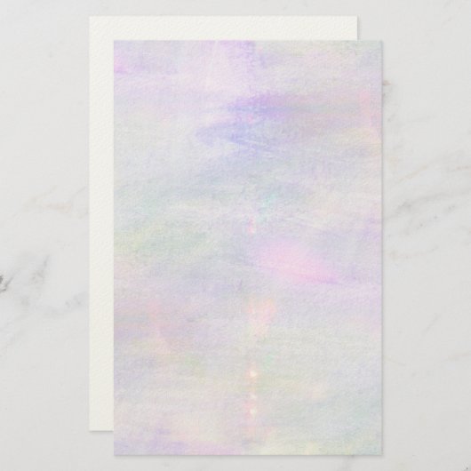 naadloze blauwe, roze achtergrondgele waterverf briefpapier (Voorkant / Achterkant)