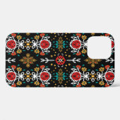 Naadloze bloem folk kleurrijke bloemen en bloemen  Case-Mate iPhone case (Achterkant (horizontaal))