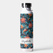 Naadloze bloemdocument patroon Naam Waterfles (Links)