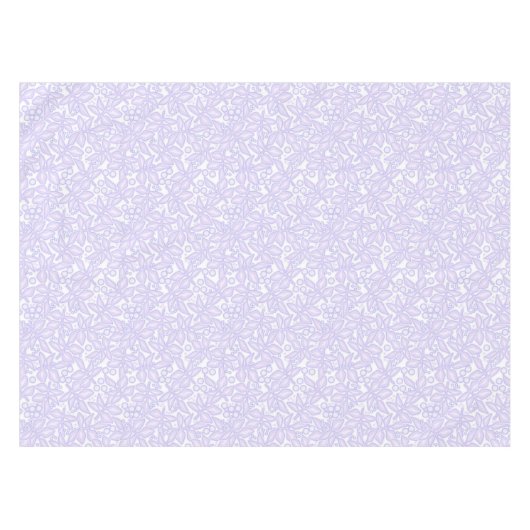 Naadloze bloemen bloemen kant wit tafelkleed (Voorkant (Horizontaal))