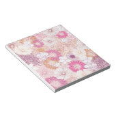 Naadloze bloemen notitieblok (Schuin)