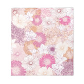 Naadloze bloemen notitieblok (Voorkant)