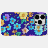 Naadloze bloemen Patronen iPhone / iPad case (Achterkant (horizontaal))