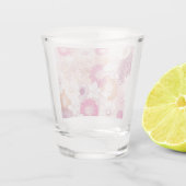 Naadloze bloemen shot glas (Achterkant)