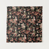 Naadloze bloemenachtergrond: bloemenpatroon. wandkleed (Voorkant (horizontaal))