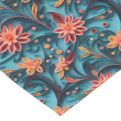 Naadloze bloemenpapier patroon Tafelloper (Hoek)