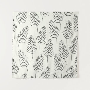 Naadloze bloemige natuurlijke abstracte vintage ge wandkleed