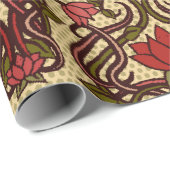 Naadloze bloemkool in nieuwe stijl, Vi Cadeaupapier (Rol Hoek)