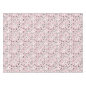 Naadloze bloesbloemen bladeren vertakt tafelkleed (Voorkant (Horizontaal))