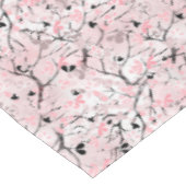 Naadloze bloesbloemen bladeren vertakt tafelkleed (Gekanteld)