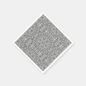 Naadloze borduurstamethno servet (Hoek)