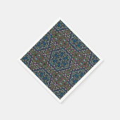 Naadloze borduurstamethno servet (Hoek)