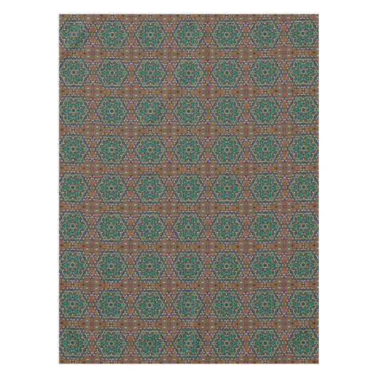 Naadloze borduurstamethno tafelkleed (Voorkant)